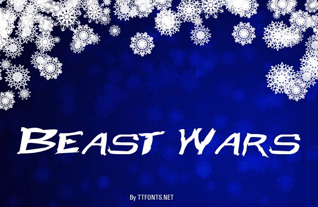 Beast Wars example