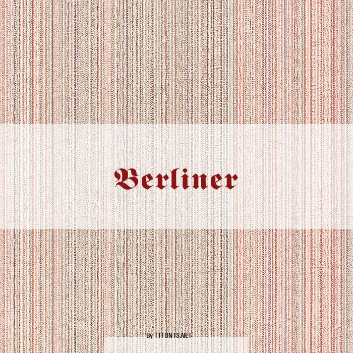 Berliner example