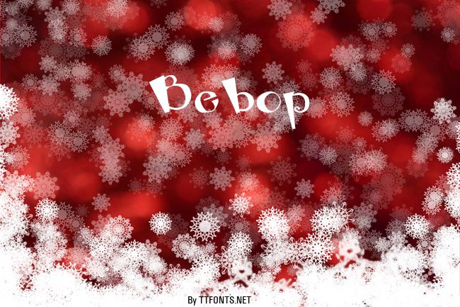 Bebop example
