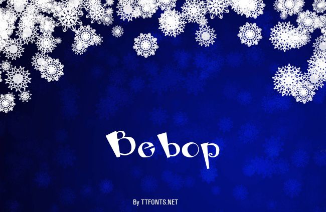 Bebop example