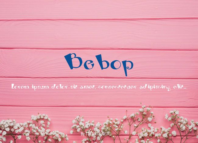 Bebop example