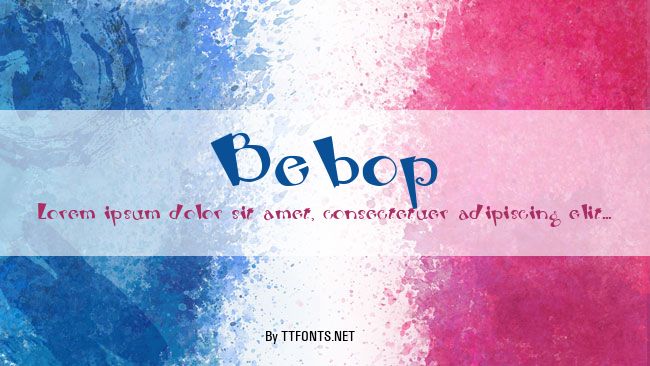Bebop example
