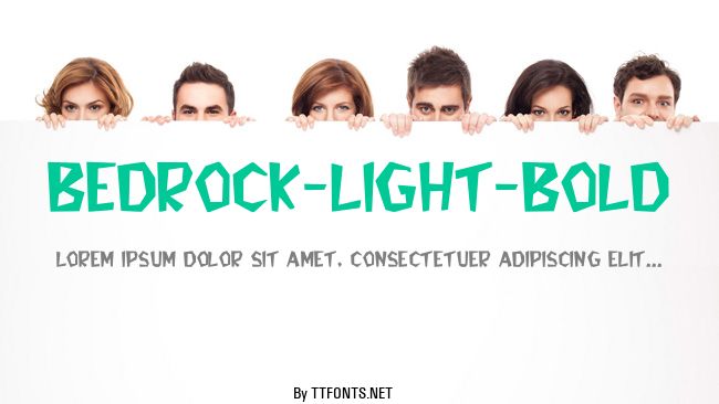 Bedrock-Light-Bold example