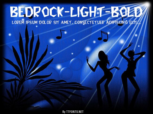 Bedrock-Light-Bold example