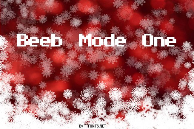 Beeb Mode One example
