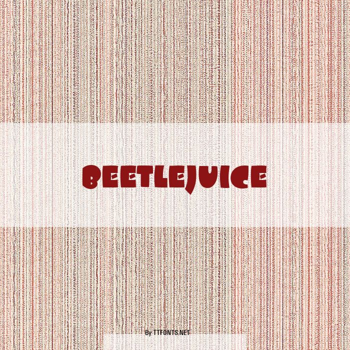 Beetlejuice example