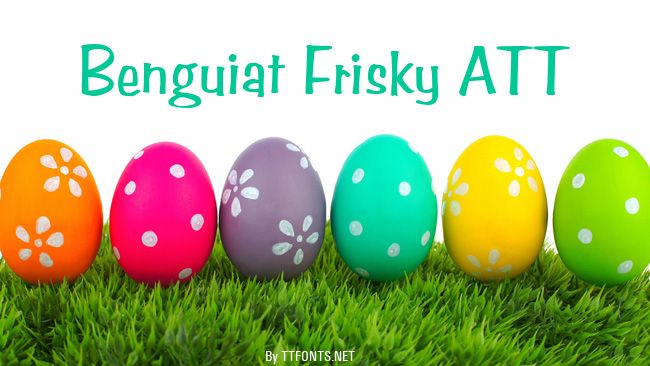 Benguiat Frisky ATT example
