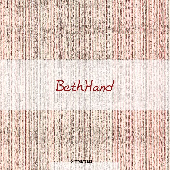 BethHand example