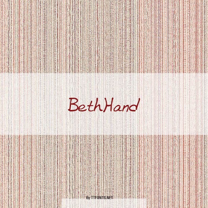 BethHand example