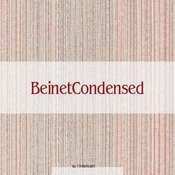 BeinetCondensed example