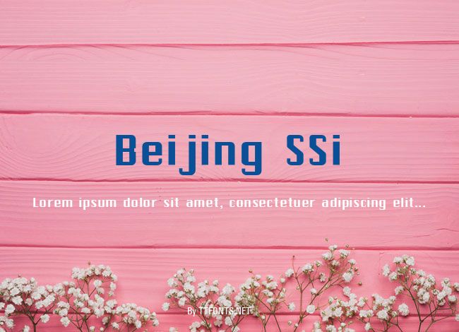 Beijing SSi example