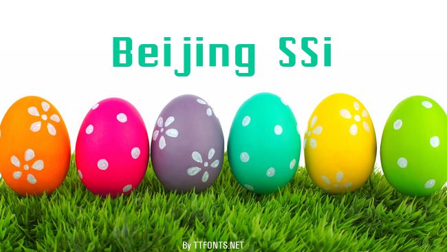 Beijing SSi example