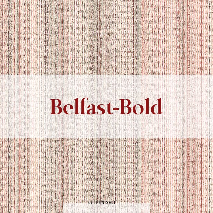 Belfast-Bold example