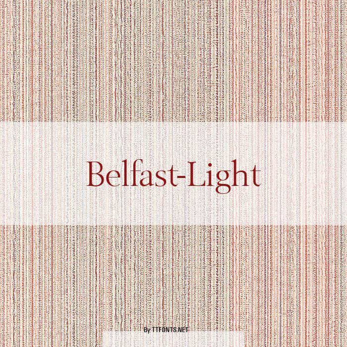 Belfast-Light example