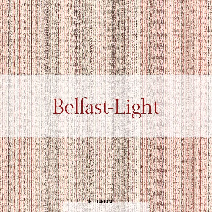 Belfast-Light example