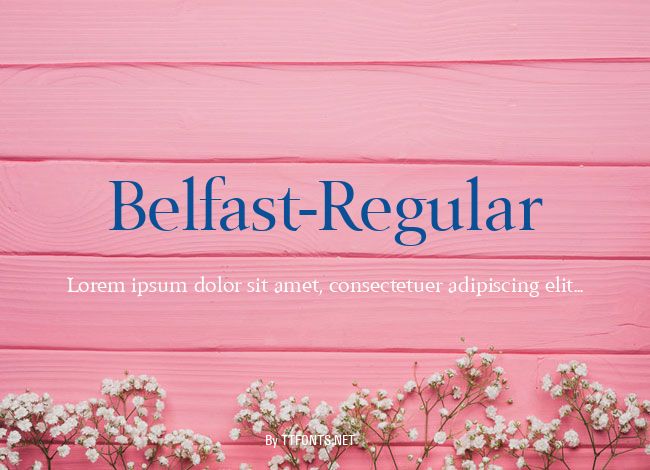 Belfast-Regular example