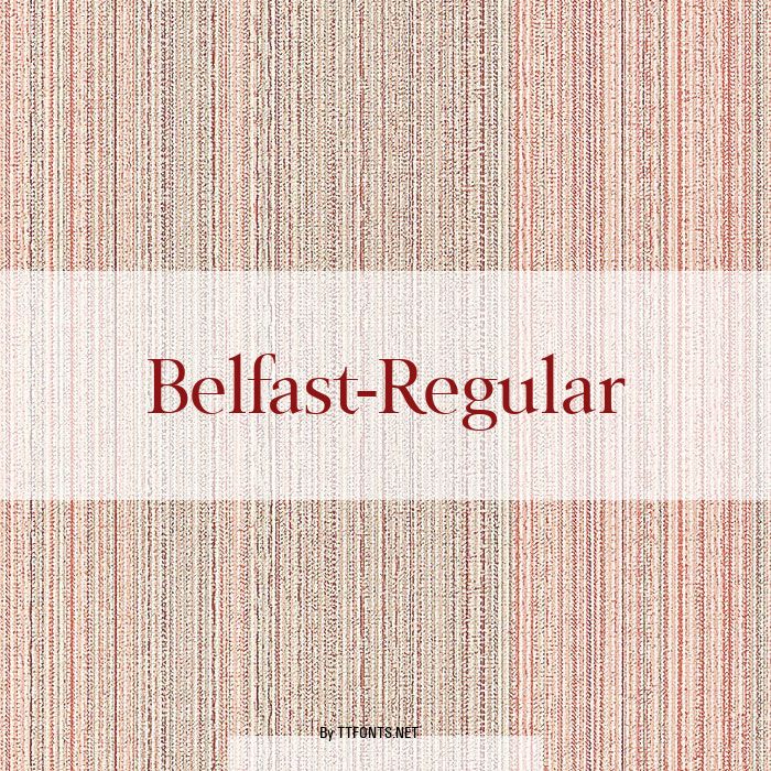 Belfast-Regular example