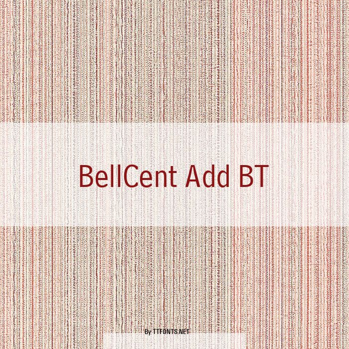 BellCent Add BT example