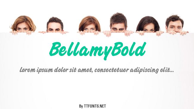 BellamyBold example