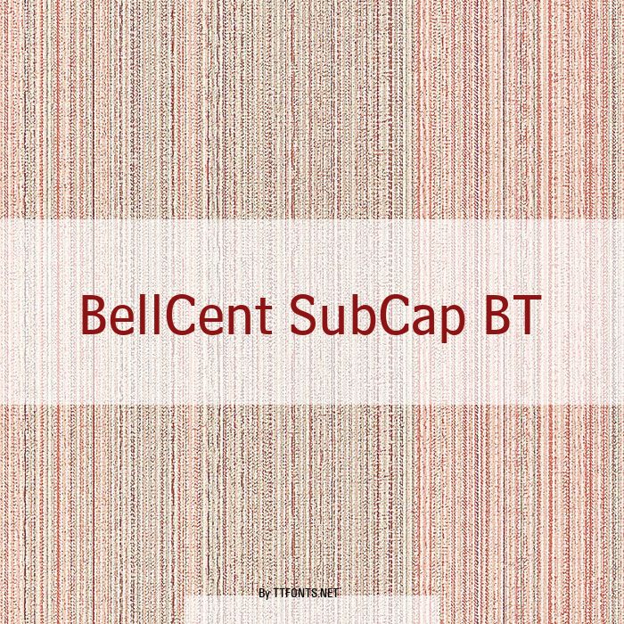 BellCent SubCap BT example