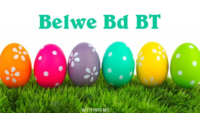 Belwe Bd BT example