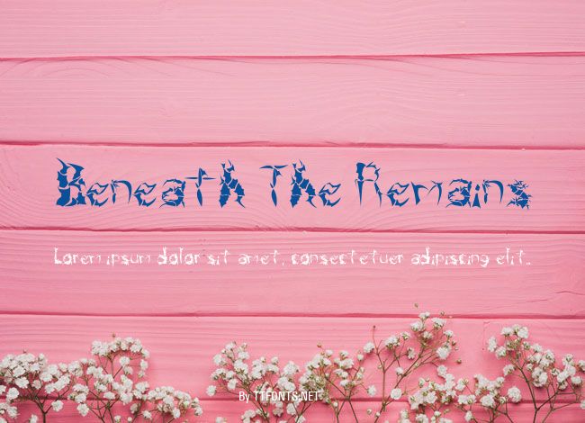 Beneath The Remains example