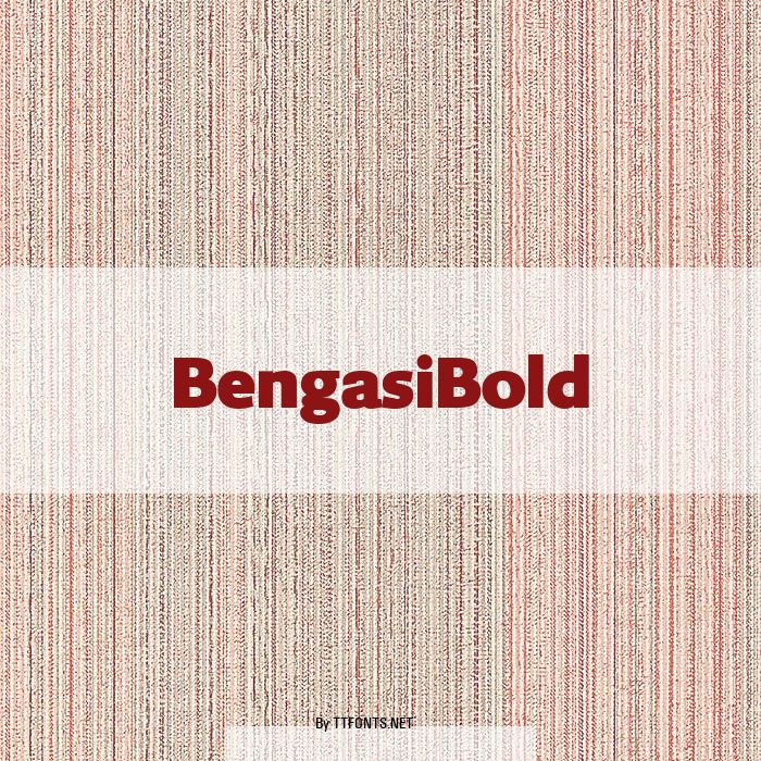 BengasiBold example