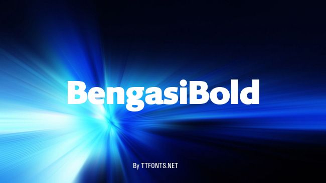 BengasiBold example