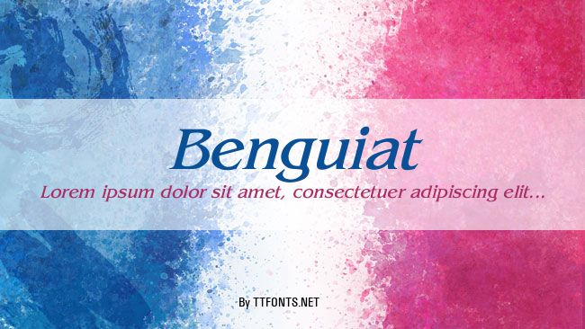 Benguiat example