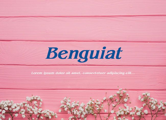 Benguiat example