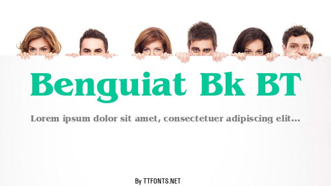 Benguiat Bk BT example