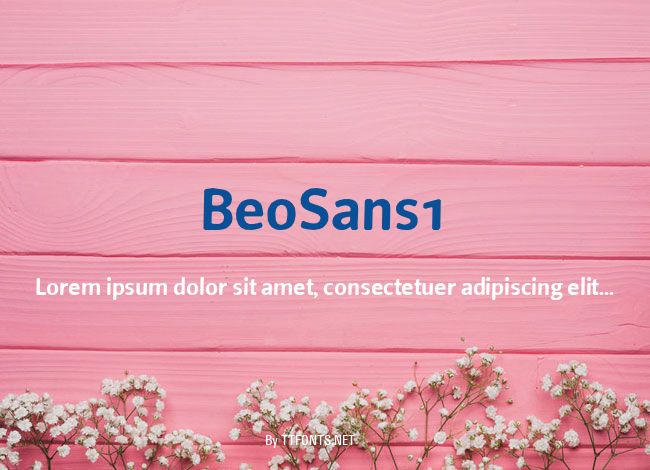BeoSans1 example