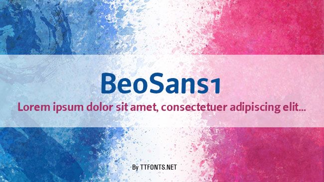 BeoSans1 example