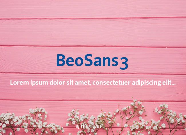BeoSans3 example
