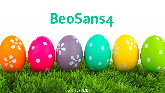 BeoSans4 example