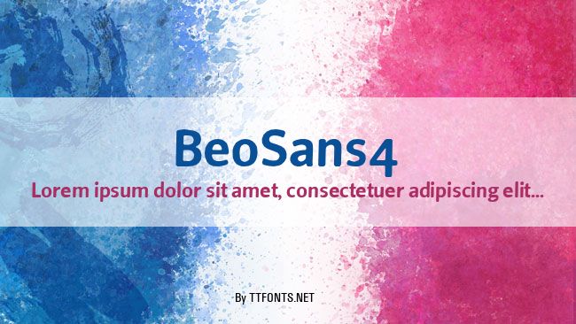 BeoSans4 example