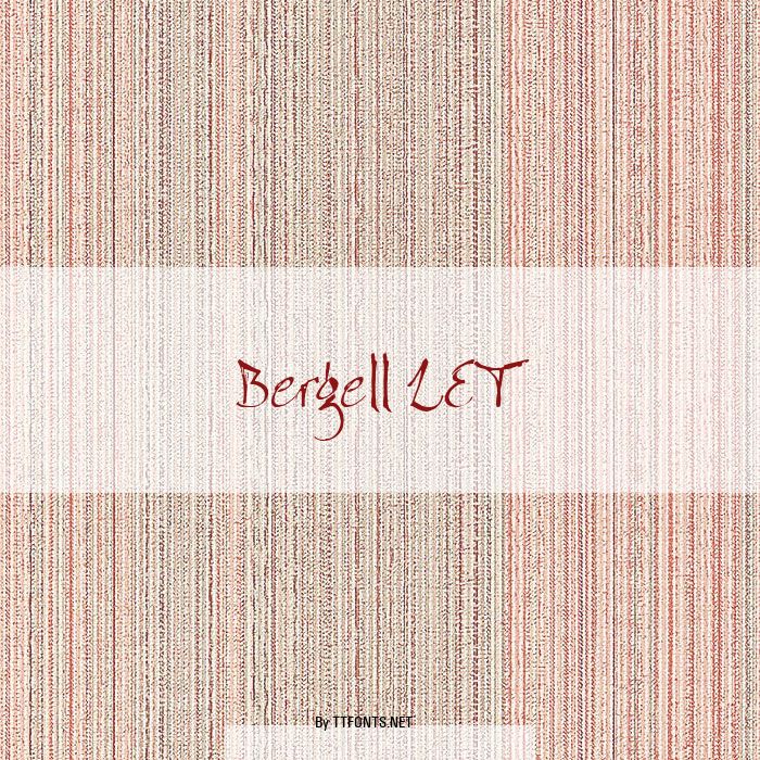 Bergell LET example