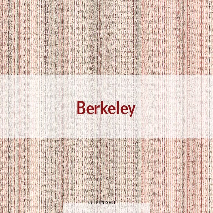 Berkeley example