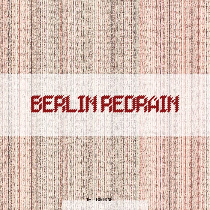 BERLIN REDRAIN example