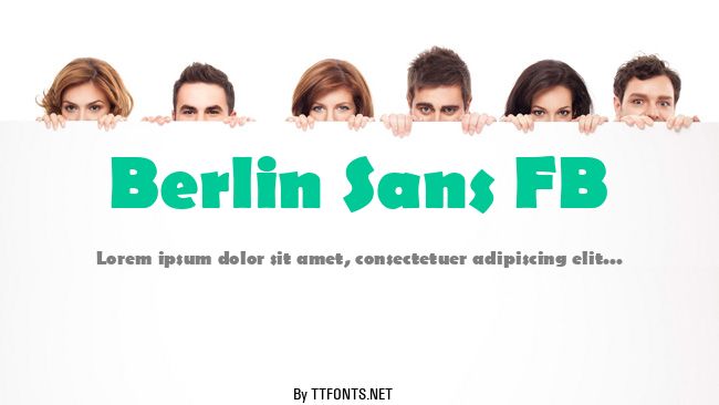 Berlin Sans FB example