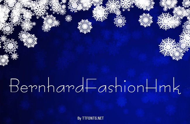 BernhardFashionHmk example