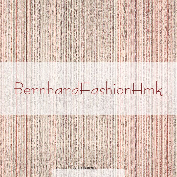 BernhardFashionHmk example