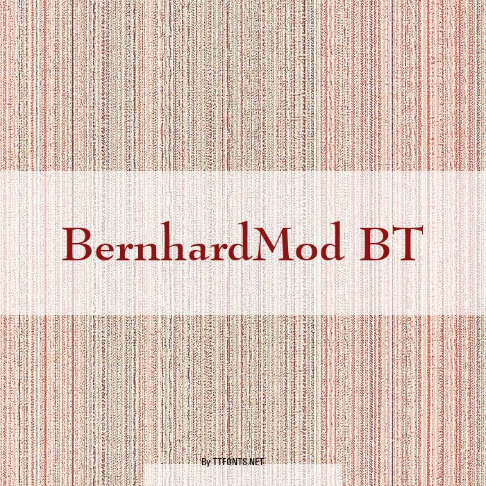 BernhardMod BT example