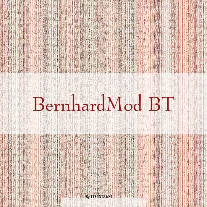 BernhardMod BT example