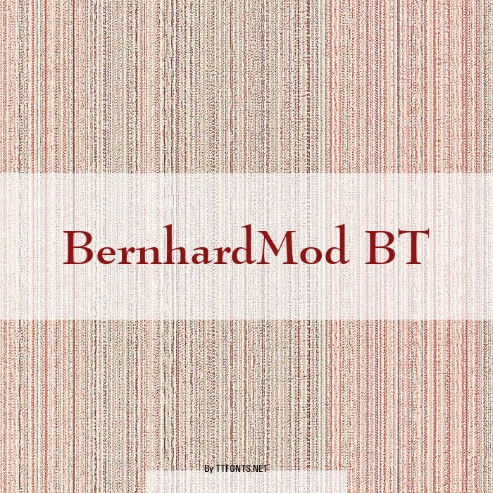 BernhardMod BT example