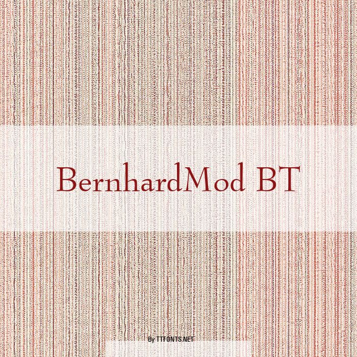 BernhardMod BT example