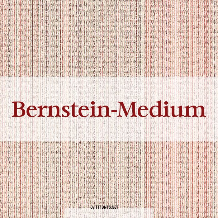 Bernstein-Medium example