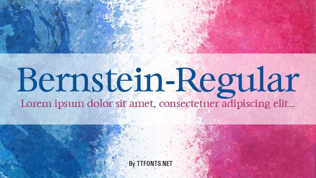 Bernstein-Regular example