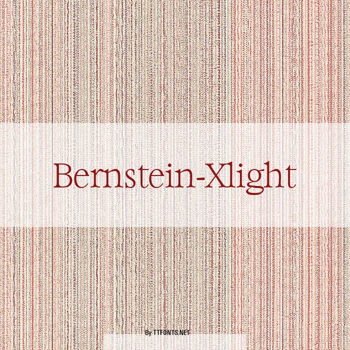 Bernstein-Xlight example