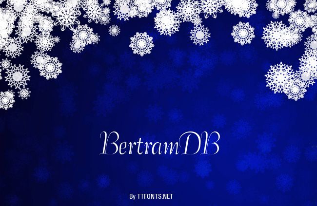 BertramDB example